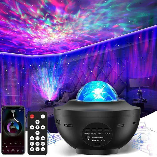 Galaxy Light Projector with Remote & Bluetooth Speaker