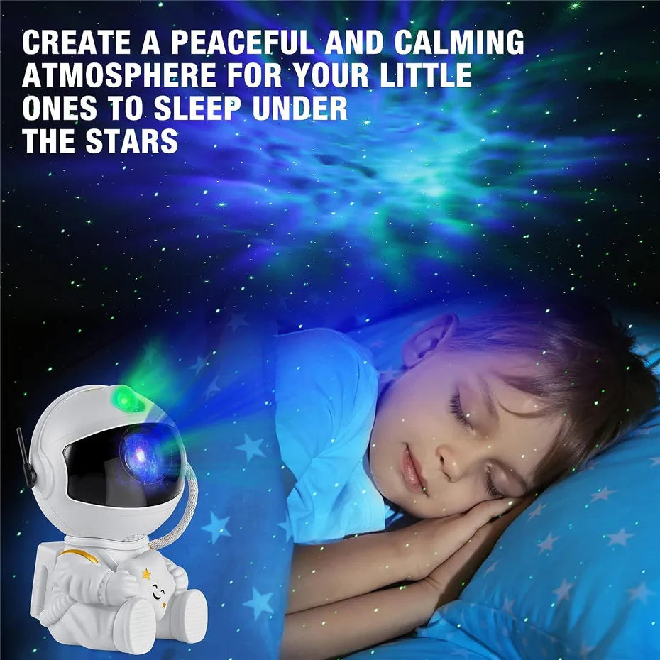 Astronaut Galaxy Night Light Projector