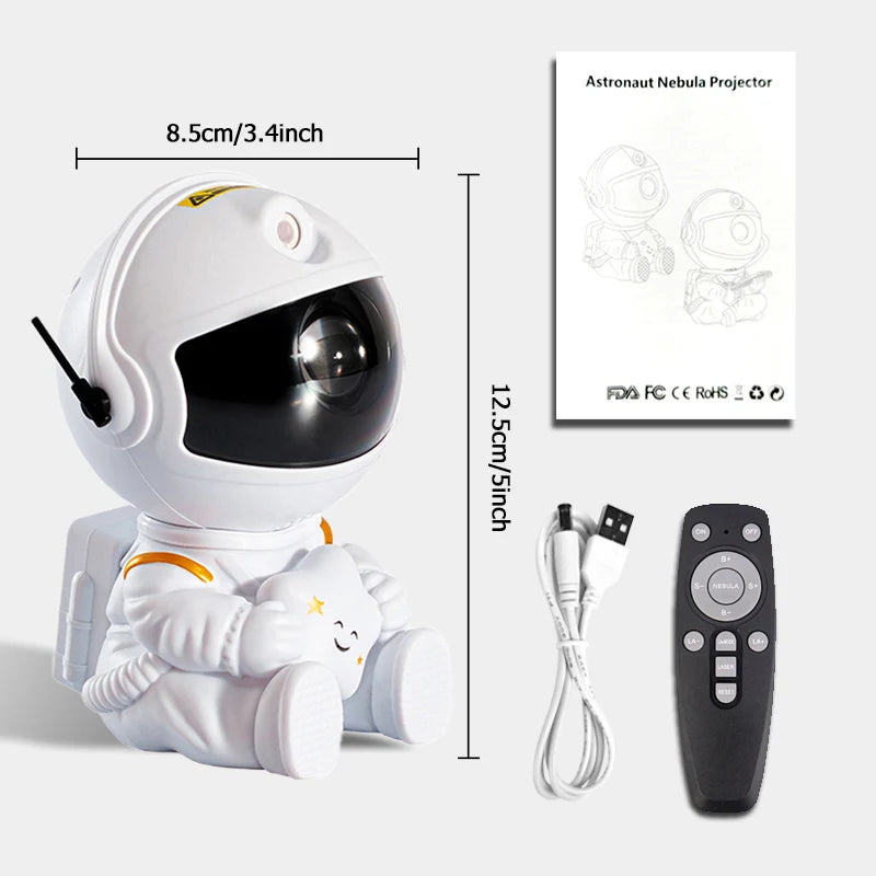 Astronaut Galaxy Night Light Projector