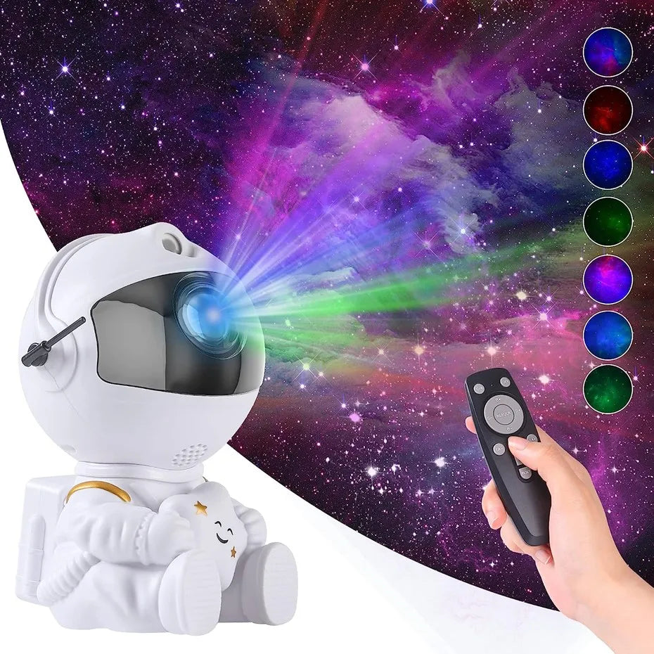 Astronaut Galaxy Night Light Projector