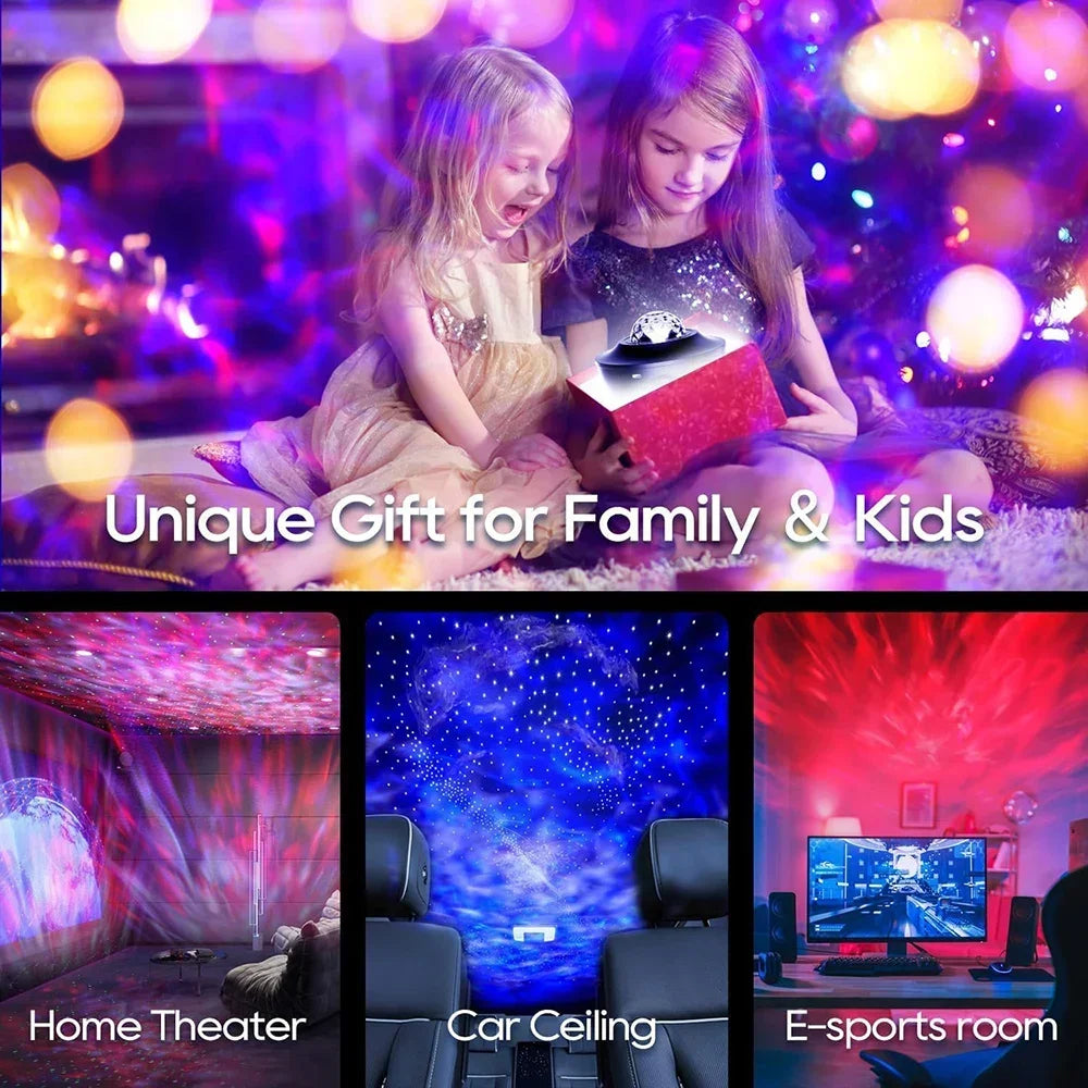 Galaxy Light Projector with Remote & Bluetooth Speaker