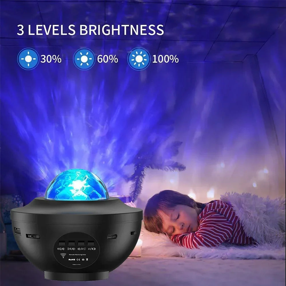 Galaxy Light Projector with Remote & Bluetooth Speaker