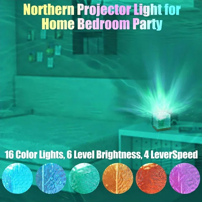 Ocean Wave Projector Light 16 Colors